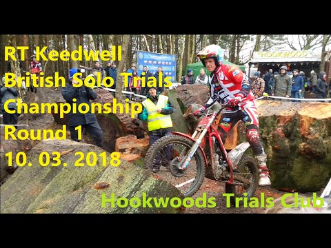 RT Keedwell British Solo Trials Championship Round 1 - 10 March 2018 Trial Hook Woods Trials Club