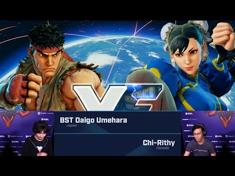 Daigo Umehara (Ryu) vs Chi-Rithy (Chun-Li) - Brooklyn Beatdown 2016 - Pools