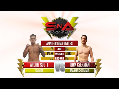 Shock N Awe 35 - Dom Czekman vs Archie Scott - Weltwerweight Amateur MMA 170lbs
