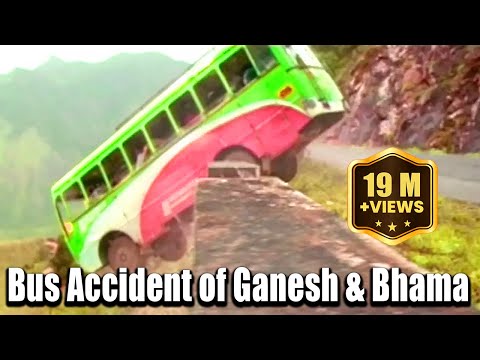 Bus Accident of Ganesh And Bhama | Kannada Matinee