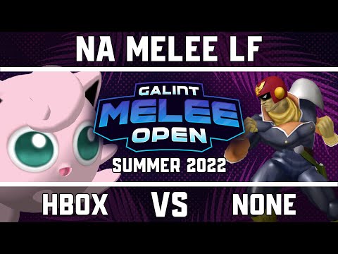 Hungrybox (Jigglypuff) vs n0ne (Captain Falcon) - NA Melee Losers Finals - GMO Summer '22