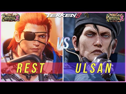 T8 🔥 Rest (Hwoarang) Vs Ulsan (Dragunov) 🔥 High Level Gameplay