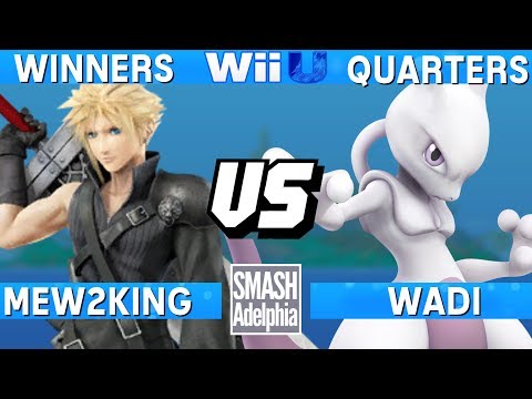 Smash 4 Wii U - Mew2King (Cloud) vs WaDi (Mewtwo) - SMASHADELPHIA 2017 Winners Quarters