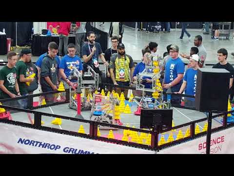 VEX In The Zone World Championship Science Division Q106 6403B 7368W vs 8232X 4104C