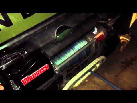 Warrior Samurai S9500HS Winch Speed Test & Demo