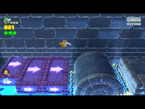 Super Mario 3D World [Switch] 7-4 100% Speedrun - Time: 52