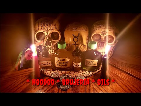 Loadstone Oil, John the Conqueror & Road Opener Oils Hoodoo Folk Magic Oils