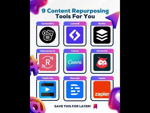9 Content  Repurposing Tools #shorts