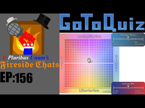 E Pluribus Unum's Fireside Chats Episode 156: I take the GoToQuiz Political Spectrum Quiz