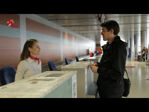How to Check In at an airport. Learn English with MovaMedova. Free
