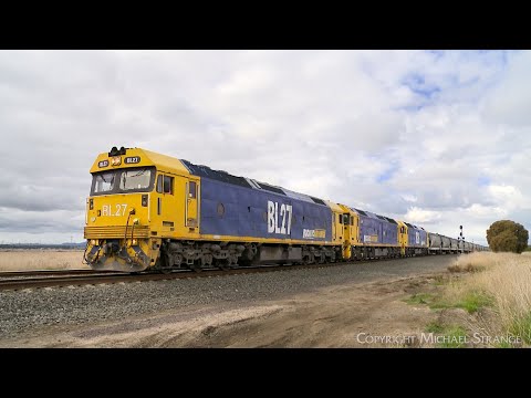 7733V Pacific National Grain Train Arrives At Gheringhap (8/6/2024) - PoathTV Australian Railways