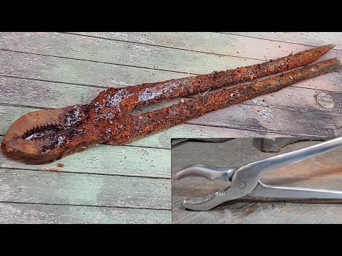 Rusty Jammed Pliers Restoration - Deep Pitting Removal