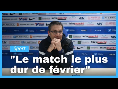 Football - La réaction d'Alain Pochat après la victoire du FBBP 01 contre Créteil (3-2)