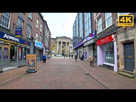 Macclesfield Town Centre | 4K Walk