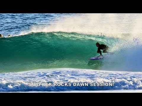Great Waves Greeted The Dawn Crew! Surfing Snapper Rocks Thursday 9th July 2026