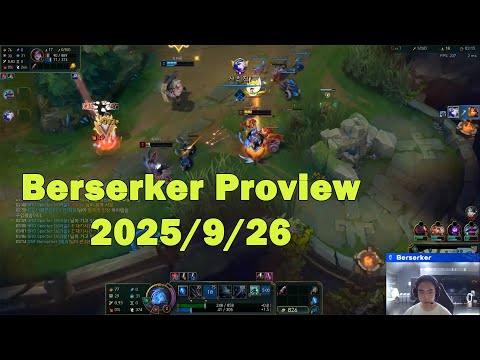 Berserker Adc Proview | Korean Grandmaster | Ashe Kai'Sa | [2025/9/26]
