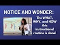 Notice And Wonder Instructional Routines Episode 2