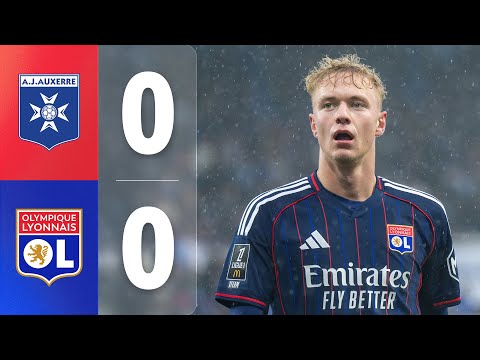Résumé AJ Auxerre - OL : Greif héroïque offre le nul aux Gones