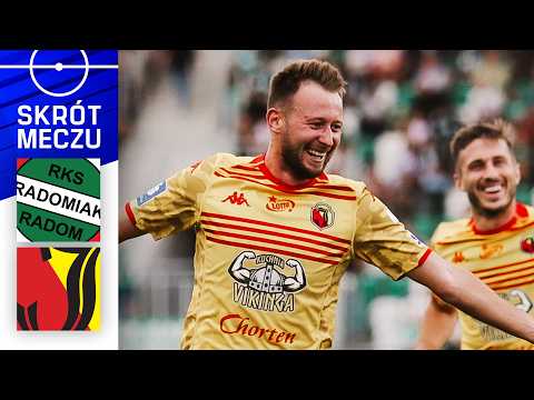 RADOMIAK - JAGIELLONIA | SKRÓT | 5 GOLI! KOŃCÓWKA! 2 x DUBLET | Ekstraklasa 2024/25 | 2 KOLEJKA
