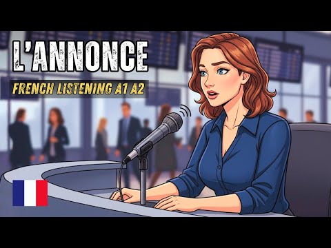 Improve Your French Listening | Daily French Dialogues for Beginners – L’Annonce (A1 Level)