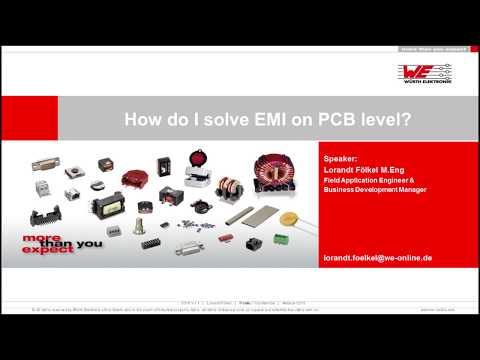 Würth Elektronik Webinar: How do I solve EMI problems on PCB level?