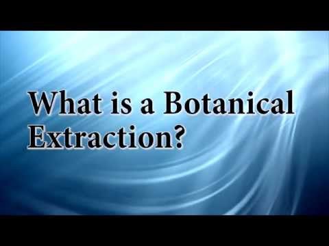 What is a botanical extraction and why it is important for m...
