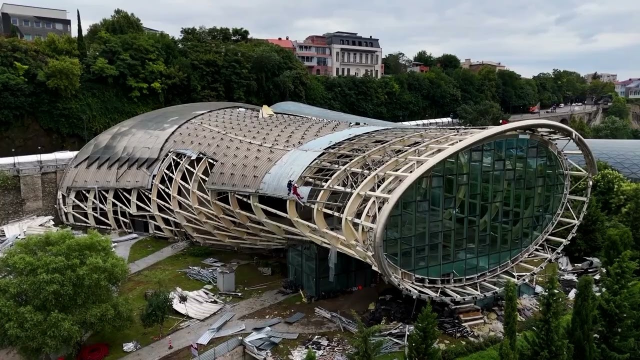 Tbilisi begins demolition of iconic Rike Tubes arts complex