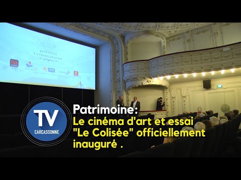 Le cinéma d'art et essai Le Colisée officiellement inauguré :