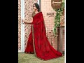 Red Black Combination Saree Latest Red Saree Latest Black Saree Trendy Black Combination Saree