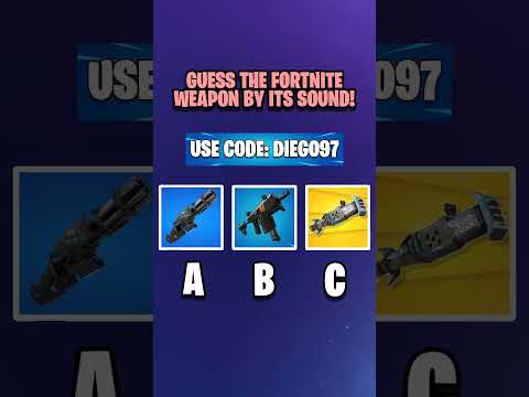 🤔GUESS THE FORTNITE WEAPON BY ITS SOUND