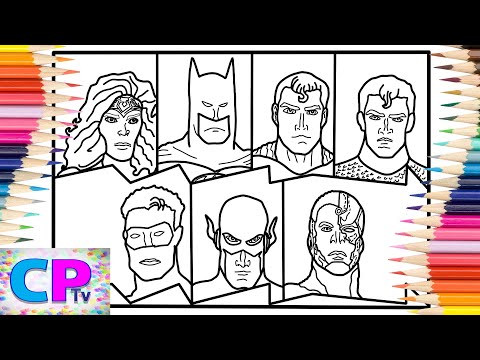 Justice League Coloring Pages/Superheroes Coloring/Mendum - Stay With Me/Krys Talk Remix/NCS Release