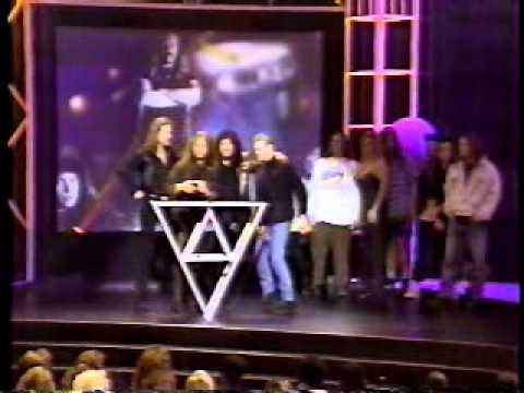 Metallica Winning Favorite Metal/Hard Rock Artist - 1993 American Music Awards