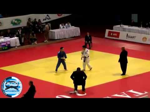 Asian Judo Championship Tashkent 2012 Team -66kg MUKANOV Azamat (KAZ)-CHOI Gwang-Hyeon (KOR)