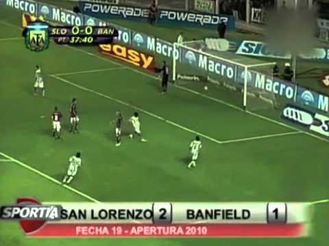 Walter Erviti - Banfield vs San Lorenzo - Apertura 2010
