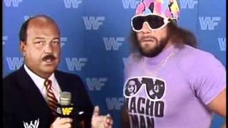 Macho Man Randy Savage interview nothing means nothing