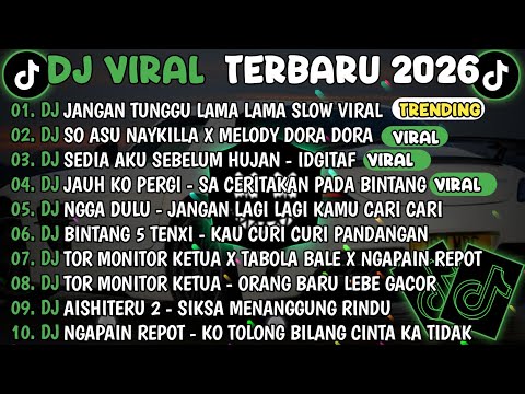 DJ TIKTOK TERBARU 2025🎵DJ JANGAN TUNGGU LAMA LAMA🎵DJ SO ASU X MELODY DORA DORA || FULL ALBUM 
