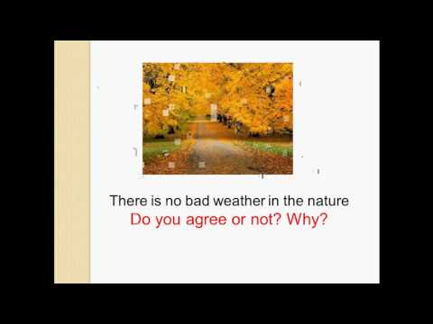 Phrases to describe good weather image