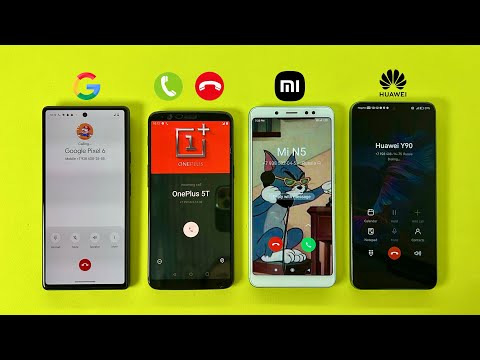 Google Pixel 6 & HUAWEI Y90 Vs OnePlus 5T & Redmi Note 5 | Incoming + Outgoing Calls
