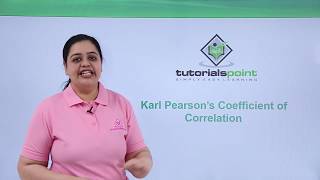 Class 11th – Karl Pearson’s Coefficient of Correlation | Statistics for Economics | Tutorials Point