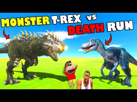 BALLISTA RAIN DEATH RUN vs SHINCHAN MONSTER and CHOP in ANIMAL REVOLT BATTLE SIMULATOR