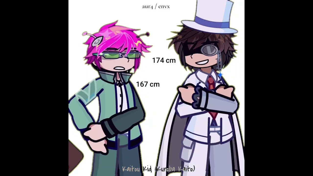 [] I am TALL | FANDOMS | #tbhk #dcmk #assassinationclassroom #detectiveconan #magickaito #gacha #gl2