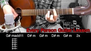 Every Person - John Frusciante (Guitar Lesson)