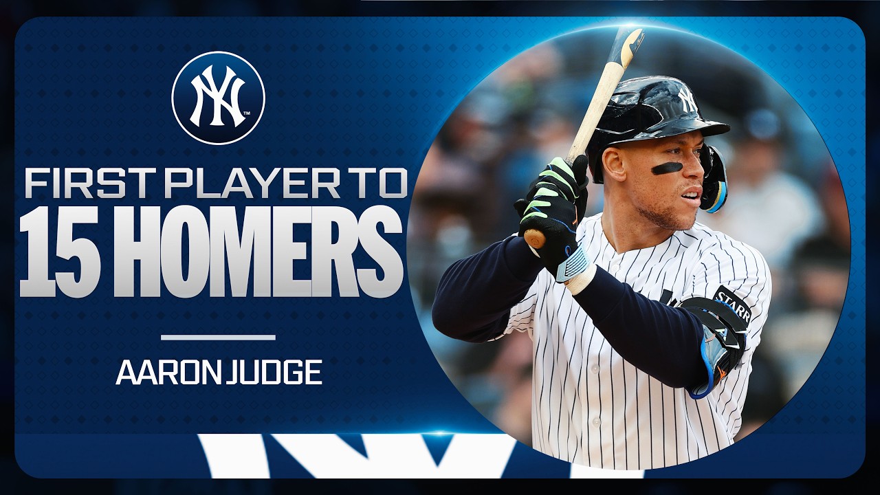 FIRST TO 15 HOMERS! Will Aaron Judge stay on top of the MLB home run leaderboard in 2026?