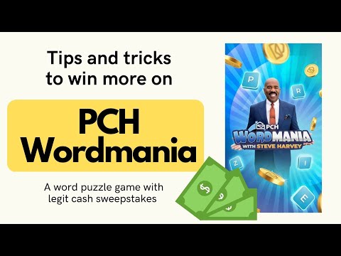 PCH Wordmania -Tips and Tricks to Win More Often - YouTube