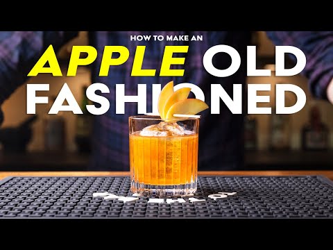 The BEST Apple Old Fashioned. An Easy Bourbon Cocktail