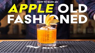 The BEST Apple Old Fashioned. An Easy Bourbon Cocktail