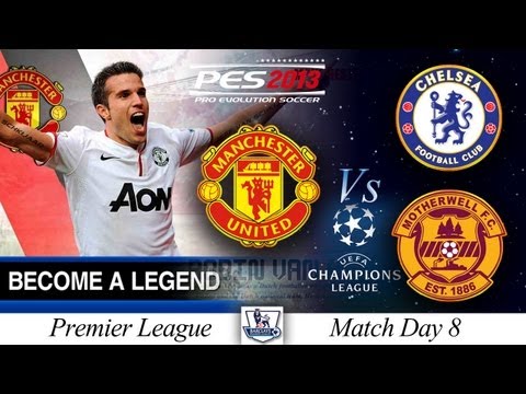 [TTB] BAL Series #2 - PES 2013 -  Man Utd Vs Chelsea | Man Utd Vs Motherwell Highlights!