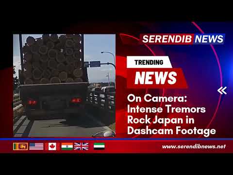 On Camera: Intense Tremors Rock Japan in Dashcam Footage