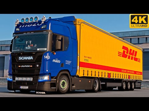 [G29] ETS2 (4K 60FPS) | PROMODS | SCANIA R450 | NAPLES 🇮🇹 - THESSALONIKI 🇬🇷 | NIGHT DRIVE