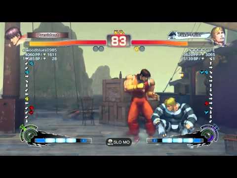 SSF4 AE 2012 elwoodblues0985 (Guy) vs N A K A S U E (Cody) [HD]